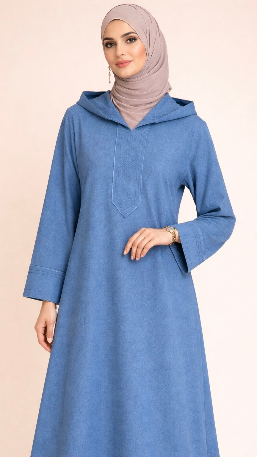 Djellaba en tissu Melhfa