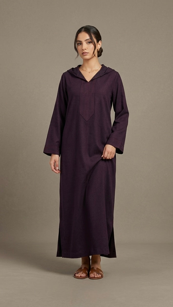 Djellaba en tissu Melhfa