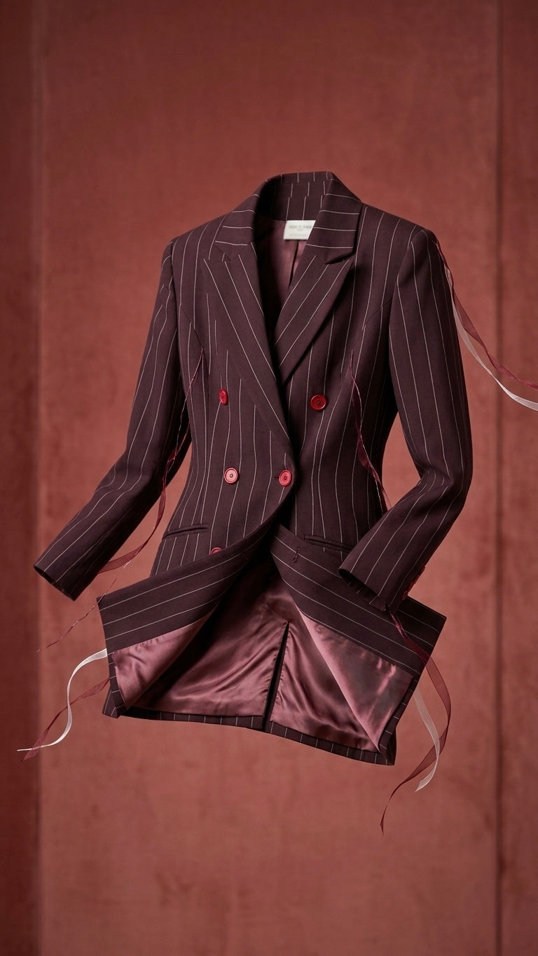 Bahra Pinstripe Blazer