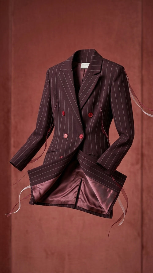 Bahra Pinstripe Blazer